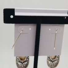 Load image into Gallery viewer, Sterling silver Mother of pearl art Deco dangle earrings
