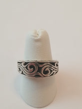 Load image into Gallery viewer, Sterling silver 925 Swirl wave ring
